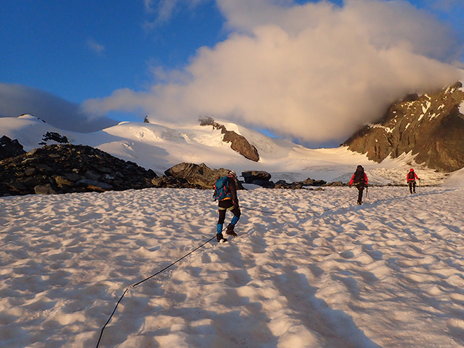 Cesta k nebesům, Švýcarsko, Strahlhorn foto (c) Chmel 2020