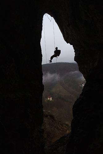 Zbyněk poslouží Mejlovi jako model při odlaďování portálové fotografie foto (c) MejlaD