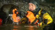 Autor celého projektu je špičkový speleopotápěč, Honza  Sirotek z Moravského krasu foto (c) Mejla Dvořáček