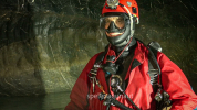 Naší stáj Speleoaquanaut reprezentoval pod vodou Petr Chmel foto (c) Mejla Dvořáček