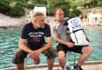 DrKozel a Jakub Šimánek v družném rozhovoru na transportním plavidle foto (c) Pavel Kubálek