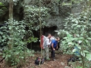 Jeskyně je vzdálená od cesty asi 25 min chůze džunglí 